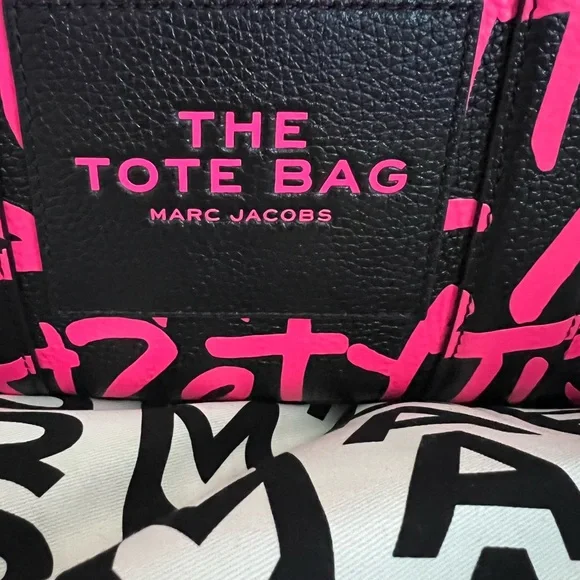 Marc Jacobs Stephen Sprouse leather tote bag NWT - Picture 2 of 11